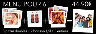 Menu pour 6